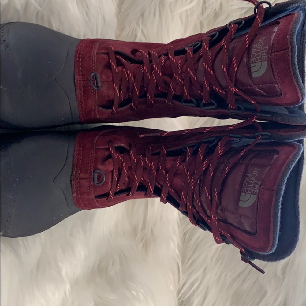 Maroon winter Under North Face